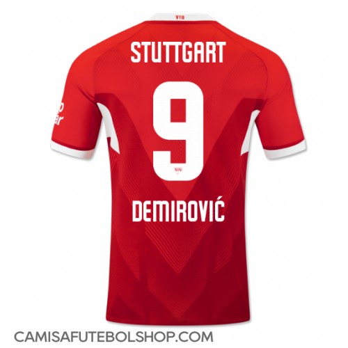 Camisa de time de futebol Stuttgart Ermedin Demirovic #9 Replicas 2º Equipamento 2024-25 Manga Curta